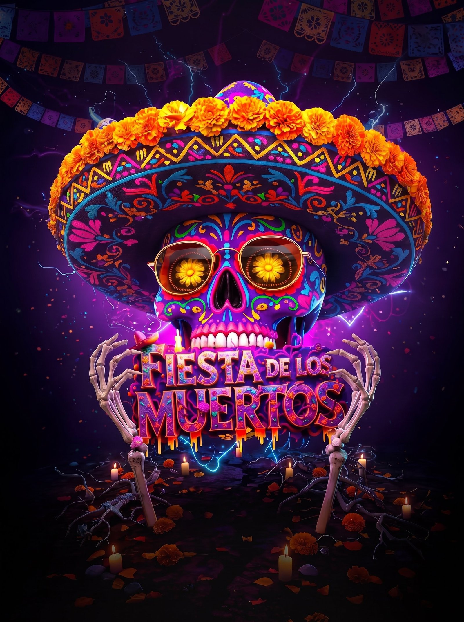 Fiesta De Los Muertos: Night of Remembrance at Roost Rooftscape
