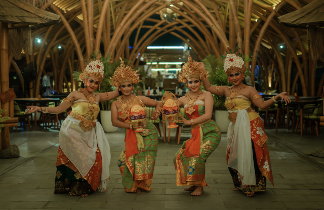 A Night of Culture, Flavor & Rhythm : Balinese Traditional Dance Evenings Show at Roost Roofscape Restaurant - Nusa Dua